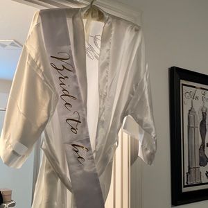 Bride to Be Robe! Worn once!